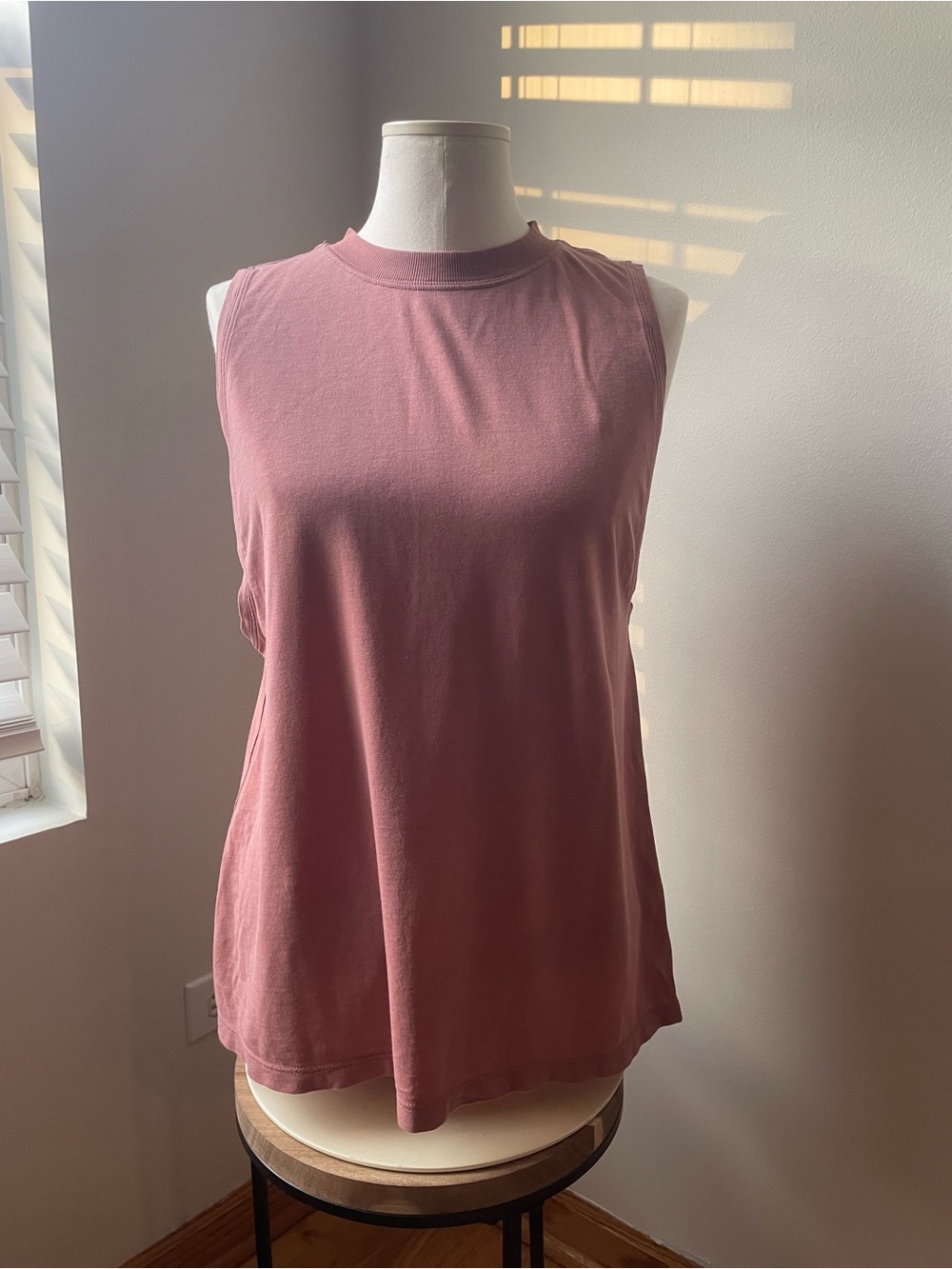 lululemon athletica Dusty Rose Crewneck Muscle Tank